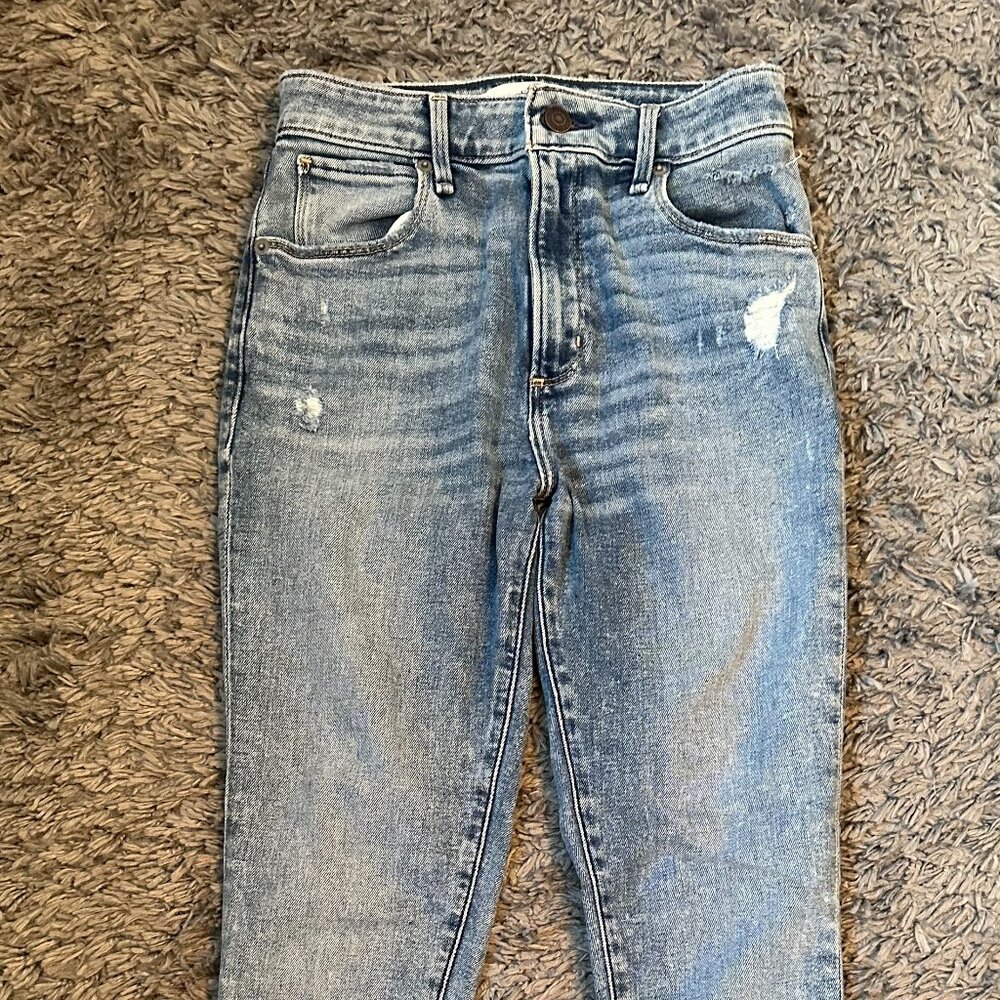 Abercrombie & Fitch Skinny High Rise Ankle Jeans